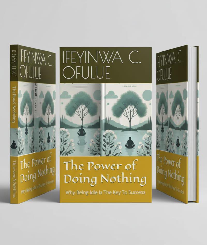 Stack of The Power of Doing Nothing books